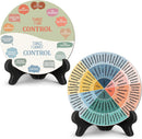 2 PCS Light Color Emotion Wheel and Control Circle with Display Stands for Personal Development