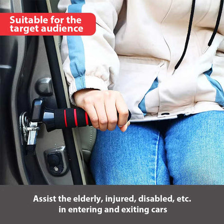 Blue Emergency Car Window Breaker Tool with LED Flashlight - Compact, Safety & Multi-Purpose