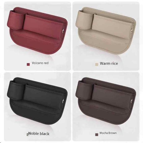 2 PCS Black-right Car Seat Gap Storage Box - Practical Car Organizer, Gap Filler for Easy Access and Extra Storage