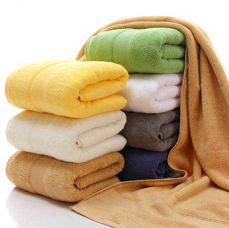 Beige Luxury 100% Cotton Towel Set - 3-Piece Combed Cotton Bath Towel Set