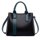Black Retro Fashion Handbag - Elegant Tote with Large Capacity for Work and Daily Use