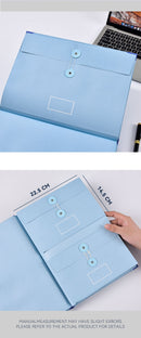 (Thick Version)Yellow Accordion File Binder with 12 Envelopes - Durable Document Organizer