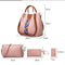 Dark Green Elegant 4-Piece Women's Handbag Set - Stylish PU Leather Tote, Shoulder Bag, Clutch, and Wallet for Every Occasion