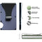 2 Pcs Grey Aluminum Alloy RFID Blocking Wallet - Compact, Lightweight Credit Card Holder and Money Clip