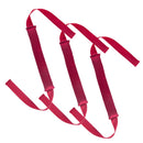 3 Sticks Claret No-Heat Hair Curling Ribbon Kit - Silk Ribbon Curling Wand for Sleep-in Styling