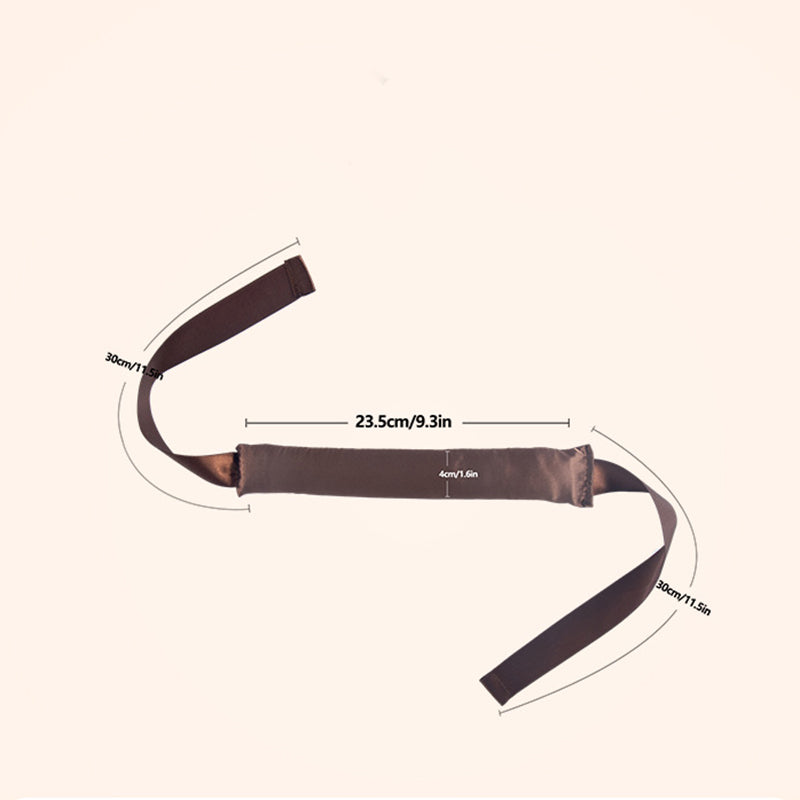 3 Sticks Claret No-Heat Hair Curling Ribbon Kit - Silk Ribbon Curling Wand for Sleep-in Styling