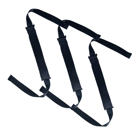 3 Sticks Black No-Heat Hair Curling Ribbon Kit - Silk Ribbon Curling Wand for Sleep-in Styling