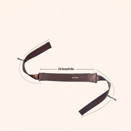 3 Sticks Black No-Heat Hair Curling Ribbon Kit - Silk Ribbon Curling Wand for Sleep-in Styling