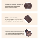 3 Sticks Black No-Heat Hair Curling Ribbon Kit - Silk Ribbon Curling Wand for Sleep-in Styling