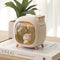 Off White USB Desktop Dual Mist Cute Humidifier with Essential Oil Diffuser, 500ml Large Capacity, Quiet Aromatherapy Machine for Bedroom and Office