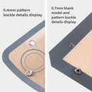 2-piece set (Red Edge Yellow Background + Red Edge White Background) Non-stick Silicone Baking Mat for Oven & Microwave | Reusable, Thickened Fiber Baking Pad for Macarons, Cookies, Bread, Roasting Chicken, and More