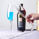 1 Pcs Unique Half-Round Crystal Wine Glass – Elegant Champagne Flute for Red & White Wine