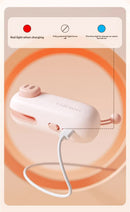 2 Pcs Light Brown Bear Mini Handheld Heat Sealing Machine for Food Bags - Compact, Portable, USB Rechargeable