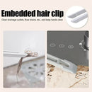 3 Pcs Purple Multi-Function Rotating Gap Cleaning Brush, 2-in-1 Hard Bristle Brush for Bathroom Tiles and Grout Lines