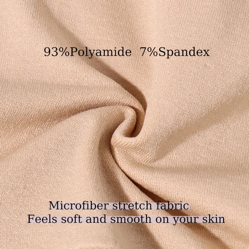 3 Pcs Size S White Microfiber High-Waisted Thong Underwear with Tummy Control – Slimming Comfort