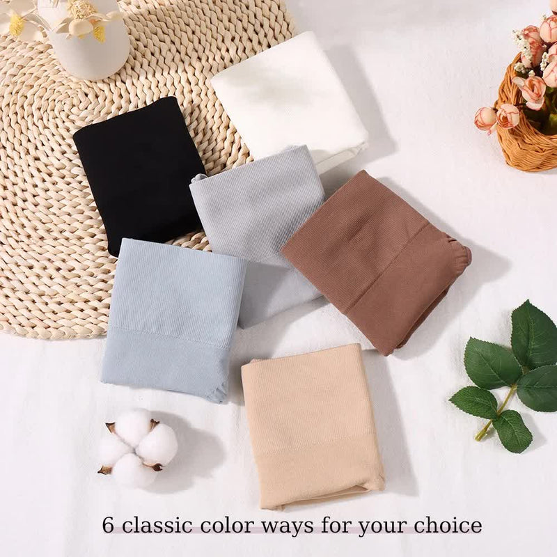 3 Pcs Size S White Microfiber High-Waisted Thong Underwear with Tummy Control – Slimming Comfort