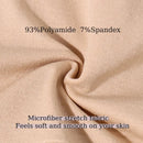 3 Pcs Size M White Microfiber High-Waisted Thong Underwear with Tummy Control - Slimming Comfort