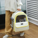 Pink Pet Carrier Backpack - Space Capsule Design for Cats & Small Dogs
