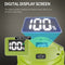 Green Foldable LED Camping Lantern with 6 Modes & Type-C Output - 48LED, IPX4 Waterproof, 3 Styles