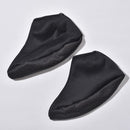 6 Pairs Women's Cozy Black Non-Slip Mid-Calf Socks - Warm Fleece-Lined High-Top Floor Socks for Fall & Winter