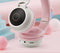 Adorable Cat Ear Wireless Headphones - Bluetooth 5.0, Foldable Design, Glowing RGB LED Lights - Cute Purple Headset