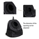 Black Breathable Mesh Pet Carrier Backpack - Head-Out Design for Small Dogs & Cats, Ventilated Travel Hiking Carrier Bag with Front Entry & Pockets