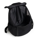 Black Breathable Mesh Pet Carrier Backpack - Head-Out Design for Small Dogs & Cats, Ventilated Travel Hiking Carrier Bag with Front Entry & Pockets