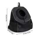 Black Breathable Mesh Pet Carrier Backpack - Head-Out Design for Small Dogs & Cats, Ventilated Travel Hiking Carrier Bag with Front Entry & Pockets