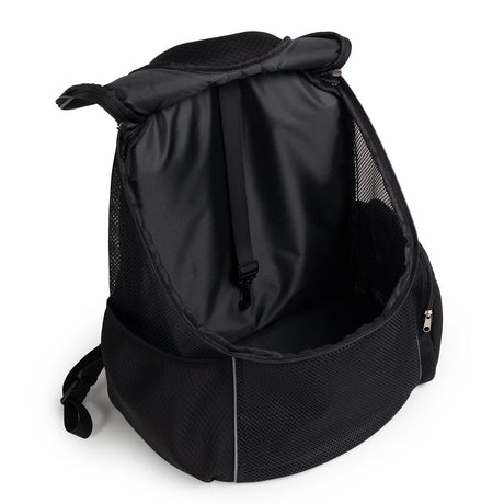 Purple Breathable Mesh Pet Carrier Backpack - Head-Out Design for Small Dogs & Cats, Ventilated Travel Hiking Carrier Bag with Front Entry & Pockets