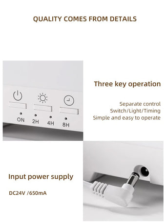 Black 300ml Ultrasonic Aroma Diffuser with Cracked Light Design - Cool Mist Humidifier for Home and Office