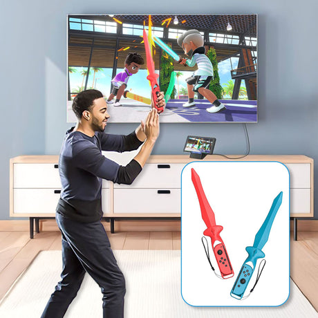 18-in-1 Motion-Sensing Sports Kit for Gaming Consoles - Tennis, Golf, and Fitness Accessories