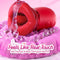 Black Lips Vibrating Stimulator - Dual-Action Suction & Licking Massager for Women