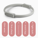 2 PCS Black 38cm Pilates Ring Circle with Comfort Foam Handles for Core & Muscle Toning