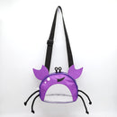 3 PCS Purple Cute Crab Mesh Beach Bag for Kids - Shell Collecting Sand Toy Bag for Toddlers
