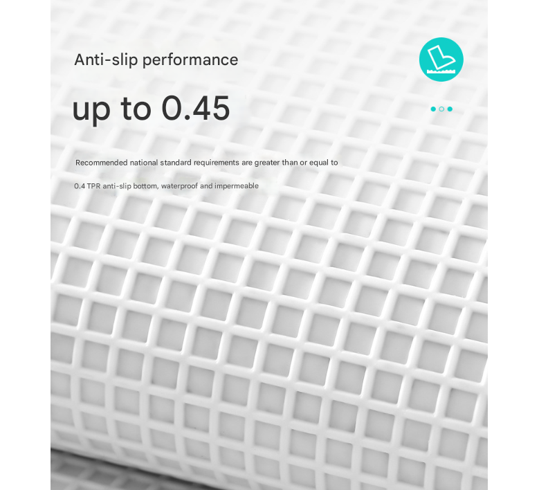 Bathroom Bath Mat - Super Absorbent, Non-Slip Bathroom Floor Mat - 50x80cm