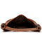 Grey Distressed Faux Leather Hobo Bag - Large Capacity Shoulder Bag for Women