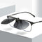 Barbie Powder 2-Piece Flip-Up Sunglasses Clip-On Set for Glasses - UV-Protective Square Polarized Lenses for Driving