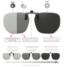 Barbie Powder 2-Piece Flip-Up Sunglasses Clip-On Set for Glasses - UV-Protective Square Polarized Lenses for Driving
