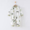 80 Size Bamboo Panda Class A Pure Cotton Long-Sleeve Baby Onesie - Cozy Newborn Bodysuit for Fall and Winter