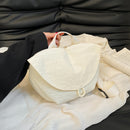 Beige Nylon Fitness Waist Bag - Lightweight Crossbody Fanny Pack for Cycling and Running