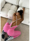 Pink Women's Sleeveless Yoga Bodysuit, High-Waisted, Slim-Fit, M Size