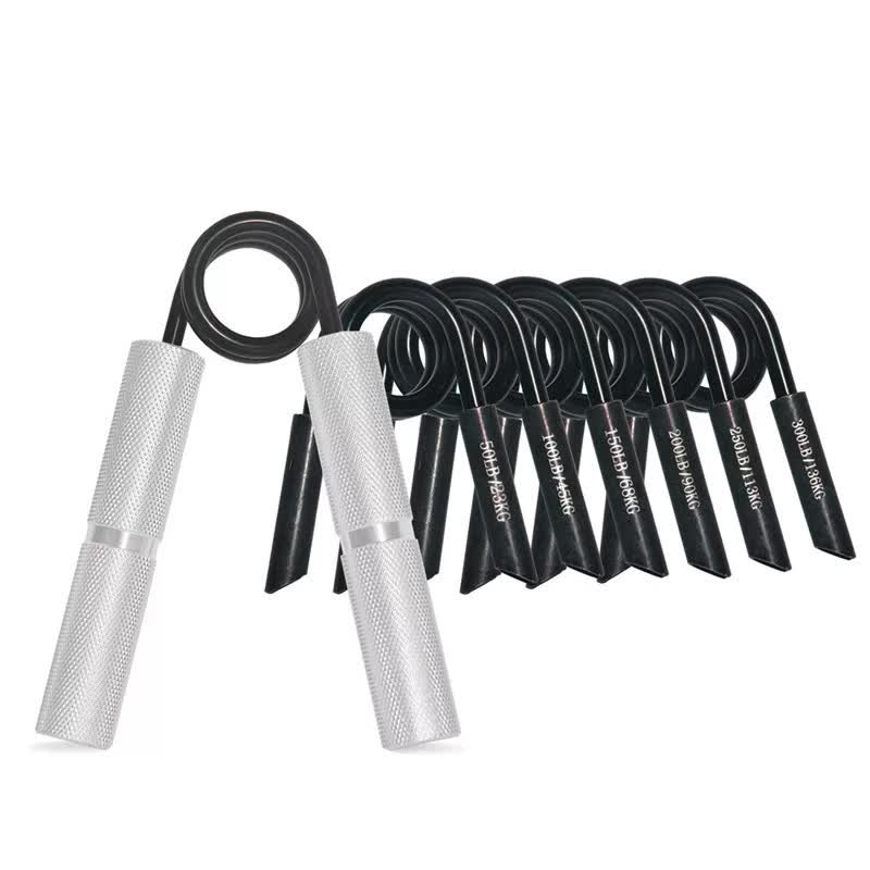 7-in-1 Aluminum Metal Grip Strength Trainer Set with Adjustable Resistance - Wrist, Finger, and Arm Exercise（50LB-350LB）