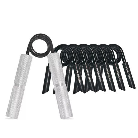 4-in-1 Aluminum Metal Grip Strength Trainer Set with Adjustable Resistance - Wrist, Finger, and Arm Exercise （100LB-250LB）