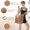 2 pcs Pink Casual Mesh Tote Bag - Shoulder Bag for Beach & Travel 35x17x37cm