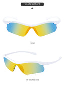 2 pcs Sports Cycling Windproof Sunglasses - UV Protection, Lightweight, Anti-Glare Design