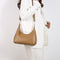 Brown Women's Trendy PU Leather Shoulder Bag - Fashionable Underarm Hobo Bag with Adjustable Strap