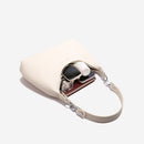 Blue Women's Trendy PU Leather Shoulder Bag - Fashionable Underarm Hobo Bag with Adjustable Strap