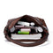 Dark Red Spacious & Stylish  PU Leather Tote Bag -  Versatile Shoulder/Crossbody