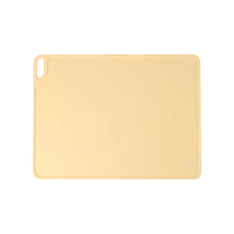 2 Pcs Yellow Safe & Durable Silicone Placemat - Heat Resistant, Spill-Proof Table Protector for Kids & Adults(30*40CM)