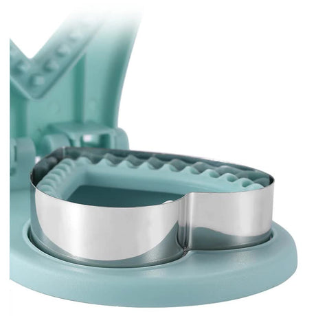 3 Pcs Green Heart Sandwich Maker Sealer - DIY Toast Pocket Bread Cutter & Sealer Mold (PP + 304 Stainless Steel)